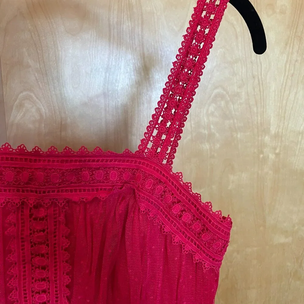 Lulu's tulle red dress - Picture 4 of 7